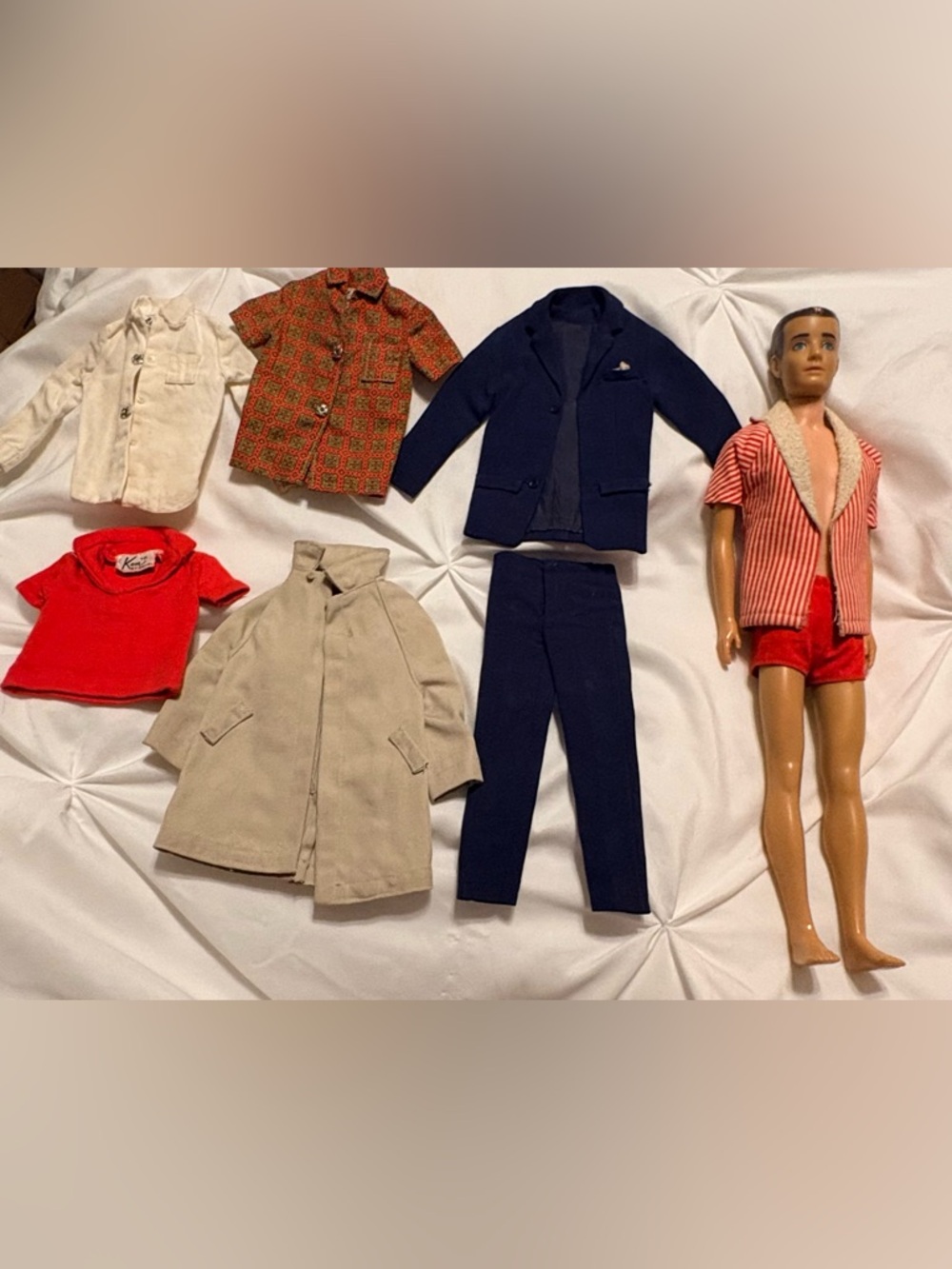 Vintage 1960 Ken and Midge/Barbie 1960 and clothes set